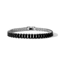 Pulseira Masculina Riviera Zircônias Pretas Noah