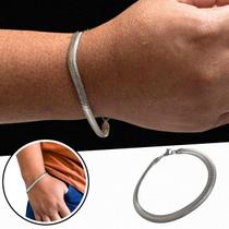 Pulseira Masculina Serpente Cobra Laminada Aço Inoxidavel Pulseira Masculina Serpente Cobra Laminada Aço Inoxidavel