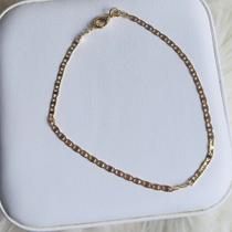 Pulseira Masculinas Folheada a ouro 18k 22 cm Pulseira Masculinas Folheada a ouro 18k 22 cm
