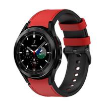 Pulseira material sintético silicone para Galaxy Watch4 46mm