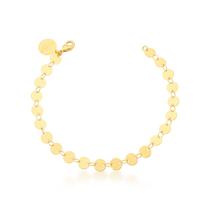 Pulseira Medalhas Bee Bless banhada à ouro 18 k Pulseira Medalhas Bee Bless banhada à ouro 18 k