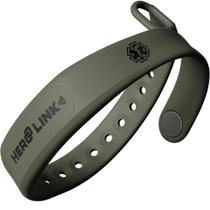 Pulseira Médica Hero Link Ajustável à Prova dÁgua com NFC