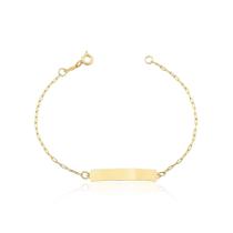 Pulseira Melindrosa Infantil em Ouro 18k