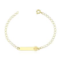 PULSEIRA MELINDROSA MENINa NOME BONECA OURO 10K M10