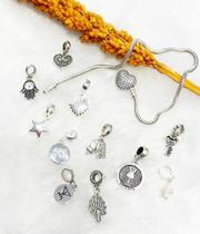 Pulseira Memorias em Prata 925 com 2 Berloques