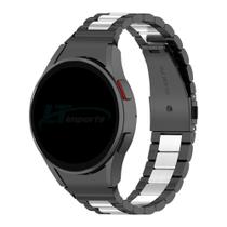 Pulseira Metal 3 Elos compativel com Samsung Galaxy Watch 4, Galaxy Watch 4 Classic, Galaxy Watch 5, Galaxy Watch 5 PRO