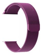 Pulseira metal aço milanese para relógio smartwach magnética 20mm - IMPORTWAY