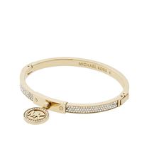 Pulseira Michael Kors MK Logo Dourado em Aço Inoxidável