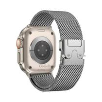 Pulseira Milanesa De 42mm 44mm 45mm Para Apple Watch Série S10 46mm 49mm Ultra 2 41mm 40mm Pulseira