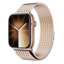 Pulseira Milanesa de Aço Inoxidável LULULOOK para Apple Watch Pulseira Milanesa de Aço Inoxidável LULULOOK para Apple Watch