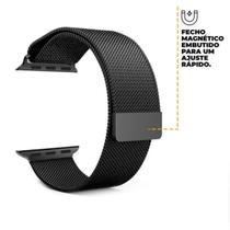 Pulseira Milanesa Milanese Metal Compativel com Smartwatch 38mm 40mm 41mm