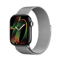 Pulseira Milanesa Para Apple Watch Compatível Com Ultra Series 1 2 3 4 5 6 7 8 9 SE 10