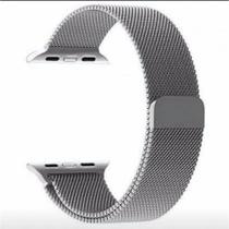 Pulseira Milanese Aço Metal Compatível Para Apple Watch Series 42mm 44mm e 45mm Pulseira Milanese Aço Metal Compatível Para Apple Watch Series 42mm 44mm e 45mm