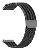 Pulseira Milanese Aço para smartwatch encaixe reto 20mm