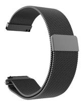 Pulseira Milanese Aço para smartwatch encaixe reto 20mm