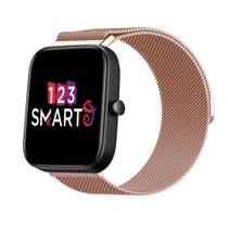 Pulseira Milanese compatível com Bip 3 A2172 / Bip / Bip Lite / Bip U - Gold Rose