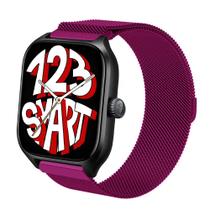 Pulseira Milanese compatível com GTS4 A2168 / GTS 4 Mini A2176 - Roxo - 123Smart