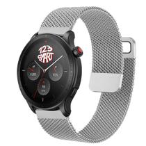Pulseira Milanese Dupla compatível com GTR4 GTR 4 A2166 / GTR3 / GTR2 / Stratos 2 3 - Prata Pulseira Milanese Dupla compatível com GTR4 GTR 4 A2166 / GTR3 / GTR2 / Stratos 2 3 - Prata