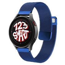 Pulseira Milanese Dupla de Aço Inoxidável para Galaxy Watch 5 Watch5 Pro 40mm 44mm 45mm - Azul