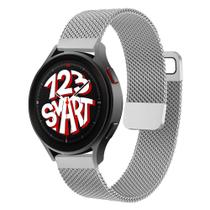 Pulseira Milanese Dupla de Aço Inoxidável para Galaxy Watch 5 Watch5 Pro 40mm 44mm 45mm - Prata
