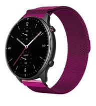 Pulseira Milanese Para Amazfit Gtr 2 / Gtr 2e - Cor Roxo Pulseira Milanese Para Amazfit Gtr 2 / Gtr 2e - Cor Roxo