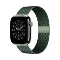 Pulseira Milanese Para Apple Watch Compatível Com Series 9 8 7 6 5 4 SE 3 49mm, Bandas 11 46mm 44mm