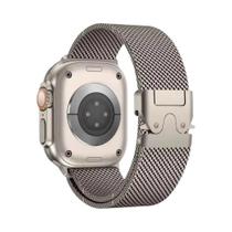Pulseira Milanese Para Apple Watch Ultra 2, Série 4, 5, 6, SE, S11, 46mm, 42mm, 49mm, 44mm, 45mm,