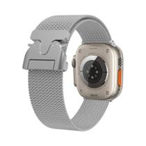 Pulseira Milanese Para Apple Watch Ultra 2, Série 4, 5, 6, SE, S11, 46mm, 42mm, 49mm, 44mm, 45mm, - PEO
