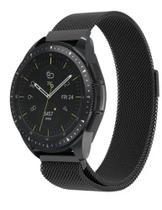 Pulseira Milanese Para Galaxy Watch Bt 46mm, Gtr 47mm, Gear S3, Gear 2, Gear 2 neo cor Preto - 123smart