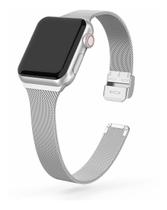 Pulseira Milanese Slim Compatível Apple Watch - Baú do Viking Pulseira Milanese Slim Compatível Apple Watch - Baú do Viking