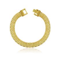Pulseira Milano Malha Relógio - Banho Ouro 18K Pulseira Milano Malha Relógio - Banho Ouro 18K