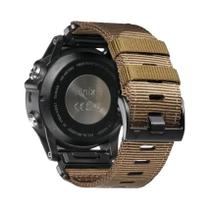 Pulseira Militar de Nylon (22/26mm) para Garmin Fenix 7/7X Pro/6/6X - Pulseira de Substituição