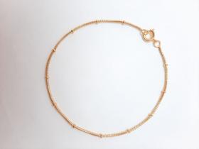 Pulseira Mini Bolinhas Banhada a Ouro 18k Feminina Pulseira Mini Bolinhas Banhada a Ouro 18k Feminina