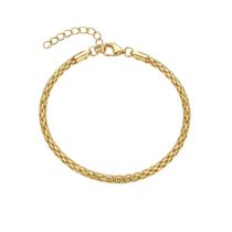 Pulseira Mini Elos Banhado a Ouro Pulseira Mini Elos Banhado a Ouro