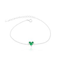 Pulseira Minimalista Três pontos de Luz Prata 925 Pulseira Minimalista Três pontos de Luz Prata 925