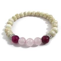 Pulseira Mística Quartzo Rosa Amor - 8mm Pulseira Mística Quartzo Rosa Amor - 8mm
