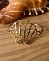 Pulseira modelo concha vazada Pulseira modelo concha vazada