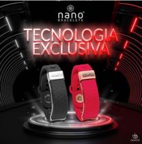 Pulseira Nano Bracelete Akmos com Pontos Magnéticos Terapêuticos.