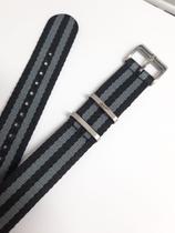 Pulseira Nato Nylon Compatível Para Marca Omega 007 Com Logo.LC58