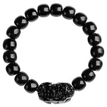 Pulseira Natural Dark Jade Pixius 10mm Bead para homens e mulheres Pulseira Natural Dark Jade Pixius 10mm Bead para homens e mulheres