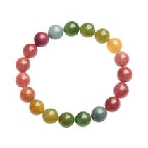 Pulseira Natural Rainbow Tourmaline 6mm para mulheres e homens Pulseira Natural Rainbow Tourmaline 6mm para mulheres e homens