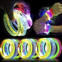 Pulseira Neon Brilham no Escuro Para Festas Crianças e Adultos - Mohnish