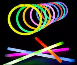 Pulseira Neon Festa 100 peças Balada Casamento 100pulseiras Pulseira Neon Festa 100 peças Balada Casamento 100pulseiras