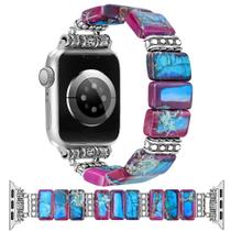 Pulseira Newlibery Beaded Natural Stone para Apple Watch