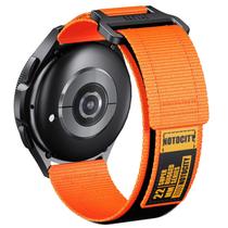 Pulseira NotoCity 22mm Nylon Laranja Grande Pulseira NotoCity 22mm Nylon Laranja Grande