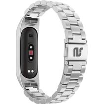 Pulseira NSmart em aço inoxidável 3 elos compatível com MI BAND 7