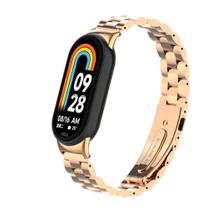 Pulseira NSmart em aço inoxidável 3 elos ompatíveis com MI BAND 8 / MI BAND 9 Pulseira NSmart em aço inoxidável 3 elos ompatíveis com MI BAND 8 / MI BAND 9