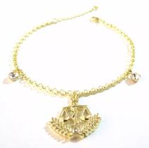 Pulseira Nutrição Com Ponto de Luz Belíssima Folheado 18k Pulseira Nutrição Com Ponto de Luz Belíssima Folheado 18k