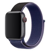 Pulseira Nylon Azul Marinho Para Apple Watch Tam 38, 40 e 41mm