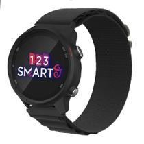 Pulseira Nylon com Presilha para Forerunner 245 / 645 / Music e Vivoactive 3 - Preto Pulseira Nylon com Presilha para Forerunner 245 / 645 / Music e Vivoactive 3 - Preto